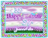 *jf* 3D Easter Sign