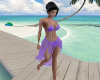 -1m- Bikini dress purple