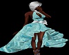 [MzL]IcyBlue Halter Gown
