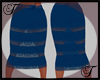 Blue Lacey Pencil Skirt