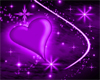 Purple Neon Heart Club