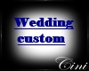 C* Pur/Blk Custom Weddin