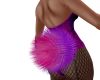 Purplepink fluffy tail
