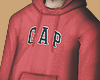 Baggy Hoodies Red M