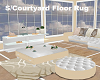 S/courtyard floor rug