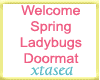 Welcome Ladybugs Rug