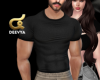๔  Black Muscle Shirt