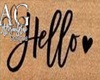 FH - Hello ♥ Doormat