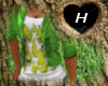 H♥ Pear hipster shirt