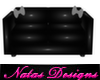 black pvc couch