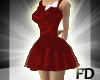 Red 50's Party Dress