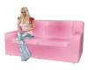SE-Pink Chat Sofa