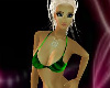 green rave bikini top