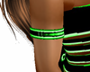 aminated green armband