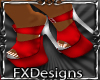 (FXD) Leather Pumps Red