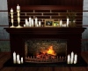 Dark Wood Fireplace