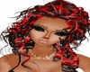 Curly Red&Blk Mix