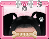🐾 Black Pup Ear Paw 2