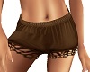 Brown Lace Shorts