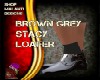 DM:BROWN GREY STACY LOAF