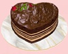 Chocolate heart cake