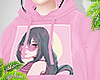 d. hoodie pink g