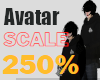 Scaler 250% Avatar