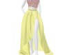yellow rose petal gown