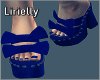 >L< Blue Sandals L