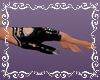 gloves black uñas {az}