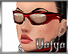 V| Dark Red Sunglasses