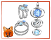 Baby Blue Jewelry Set