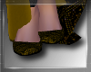 FLAT SHOES BLACK GOLD