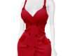G-Buttons Red Dress