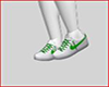 Green Lace Tennis Shoes