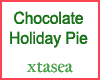 Chocolate Holiday Pie