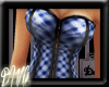 MS.FIRE IN LEATHER BLUE