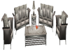 MD Glamour sofa set