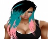 Alora-Black,Teal,Pink