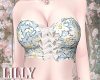 ruffle bea top daisyblue