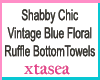 Vintage Blue Towels
