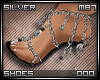 (m)Silver Jewel Sandals