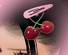 ! cherry hairclip