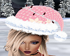 Pinky Christmas Hat