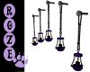 *R* Purple Candle Holder