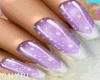C~Lilac Btrfly Nails