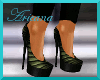 Pewter Pleated Platforms