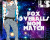 Fox Overalls Mom Match