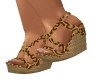 LEOPARD ROPE WEDGES