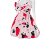 B Strawberry Mini Dress